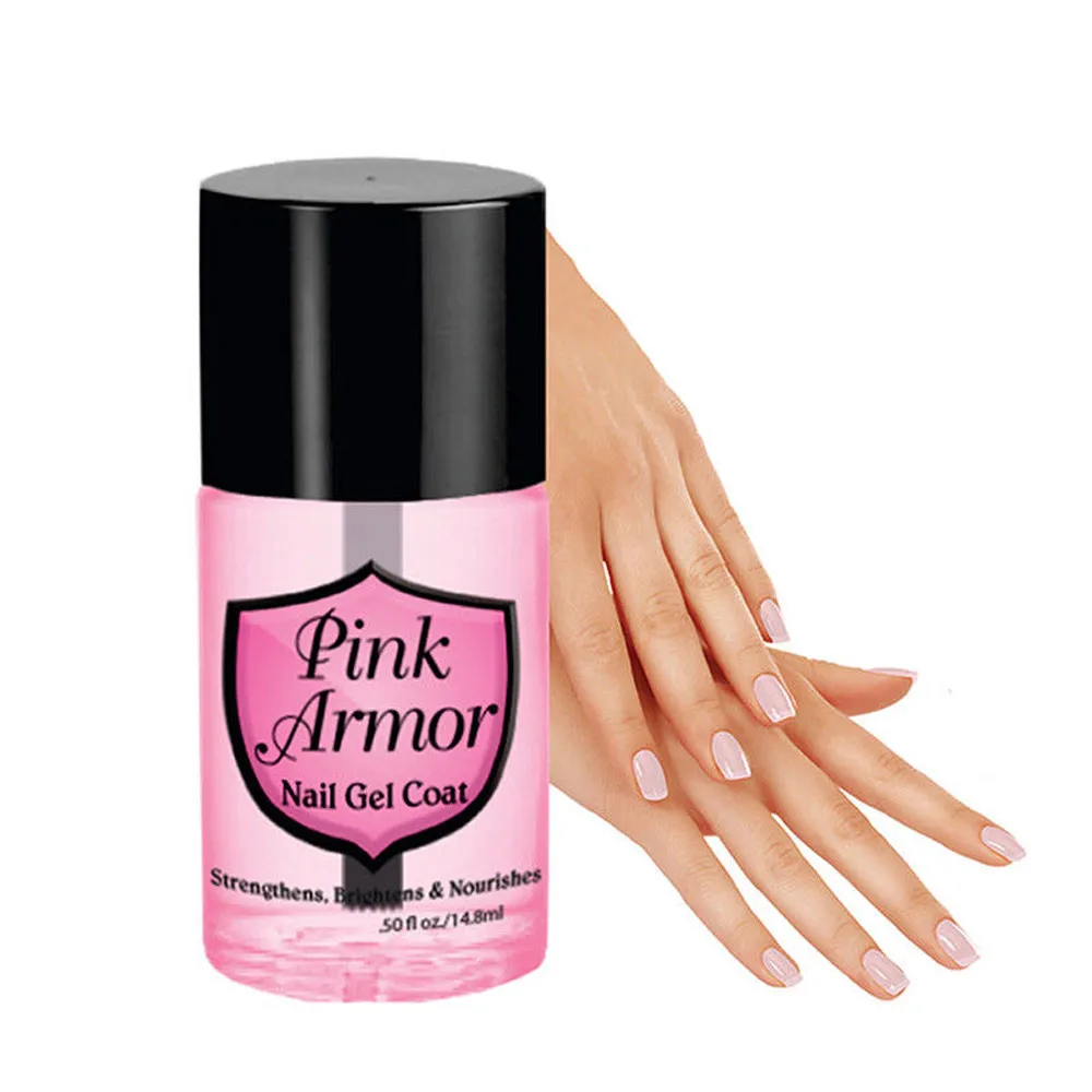 Pink Nail Nutrition Gel Polish Remedy Fix Protective Layer Keratin Gel