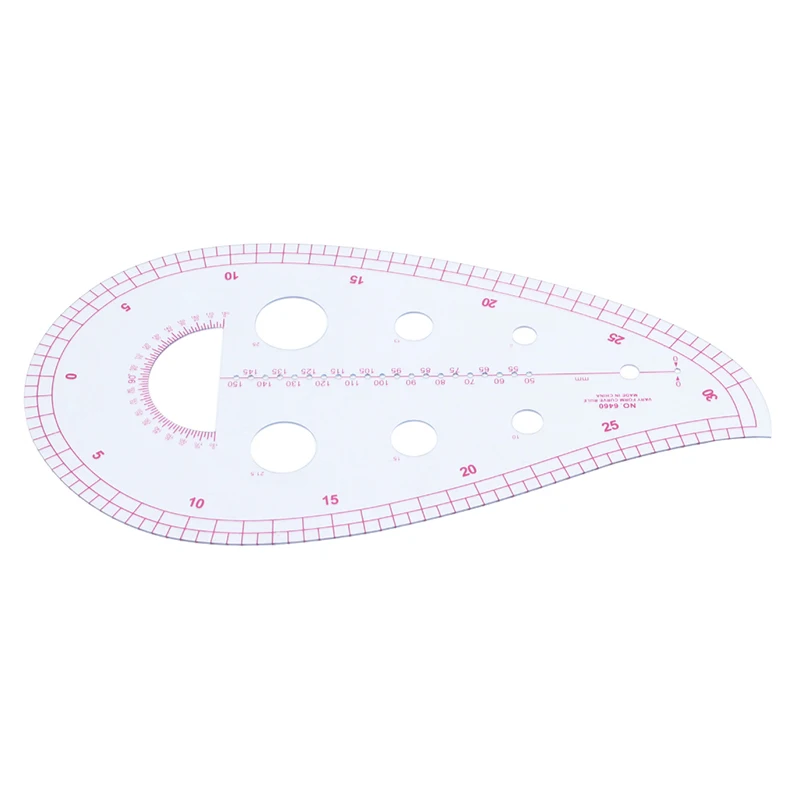 Многофункциональный рукав кривая линейка измерить пластиковое портновское Шитье