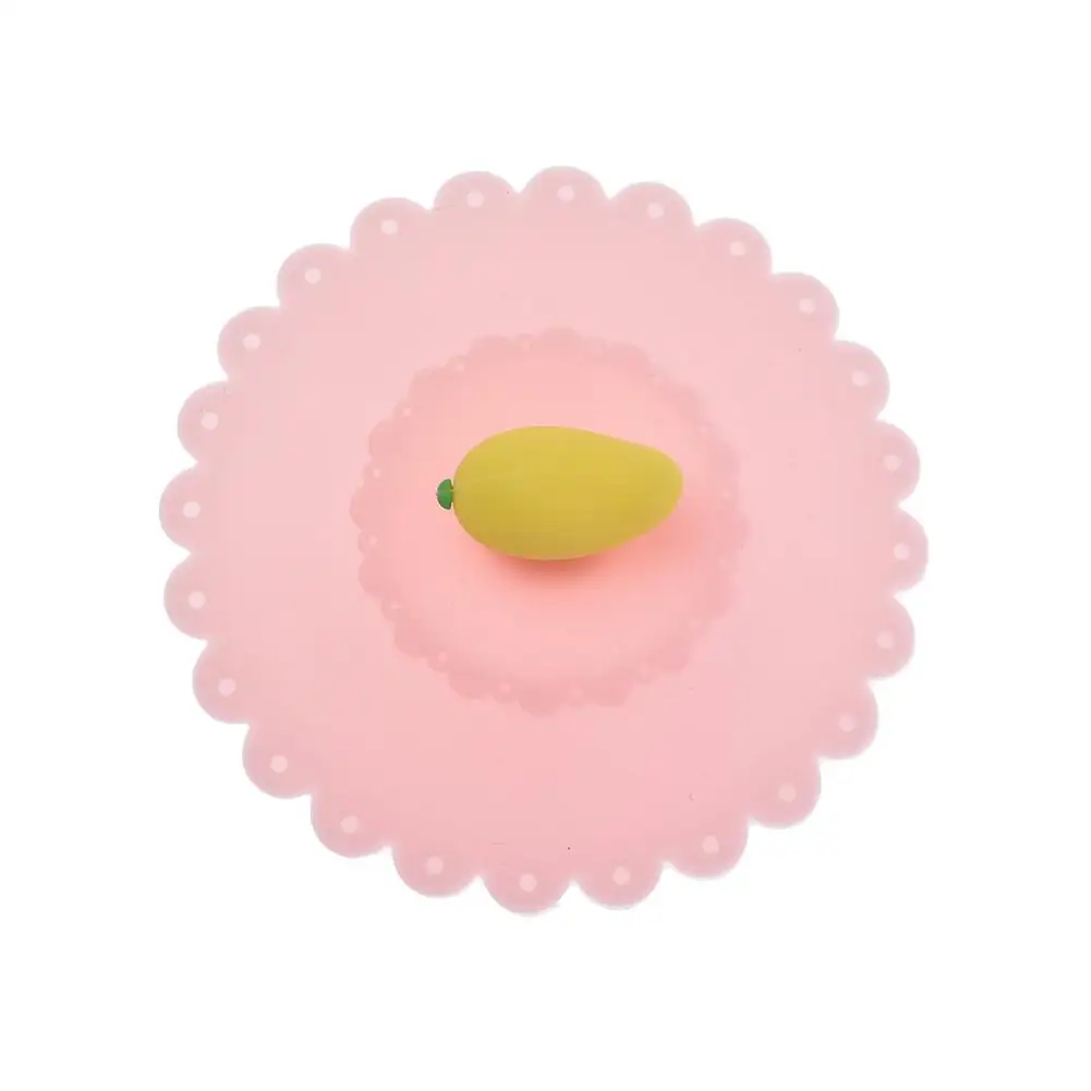 Silicone Leakproof Cup Lids Heat Resistant Reusable Sealed Cover Kitchen Accessories Tea Suction Seal Cap Lid | Дом и сад