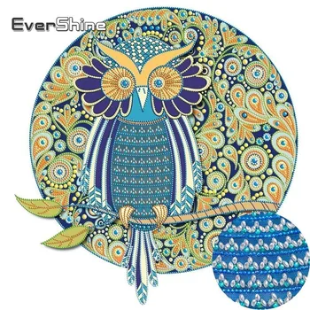 

EverShine Special Shaped Diamond Painting Animals Picture Of Rhinestone Diamond Mosaic Diy Diamond Embroidery Owl Home Decor