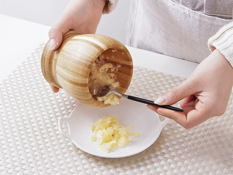 Vanzlife домашний DIY dao чеснок nanzhu для чеснока, кухонный горшок Ступка сын инструменты ручной пюре чеснок бамбуковый инструмент