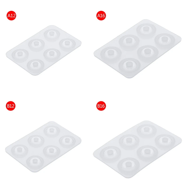 

Silicone Mold Beads Round Rhombus DIY Jewelry Ring Crafts Decorative Epoxy Resin