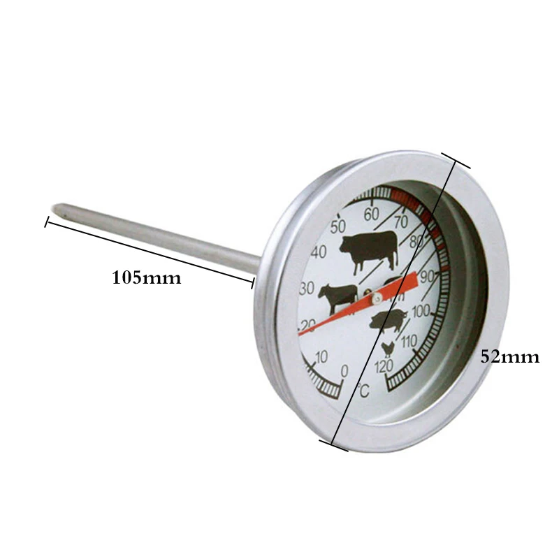 Milk Food Meat Probe Thermometer BBQ accessories Metal Cooking Oven BBQ Thermometer images - 6