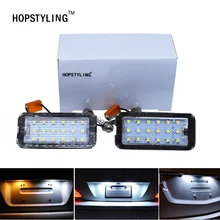 HOPSTYLING 2 шт. Xenon Белый светодиодный для Fiat 500 500C светодиодный фонарь для номерного знака автомобильный Стайлинг светодиодный задний фонарь Автомобильные светодиодные фонари