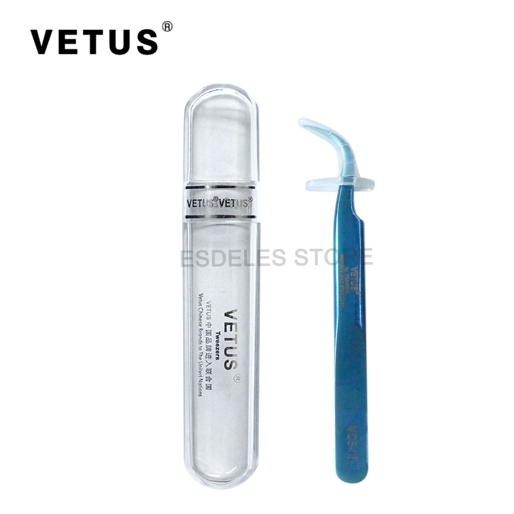 Black Uxcell Factory Anti-Static Fine Taper Tip Stainless Steel Straight Tweezers