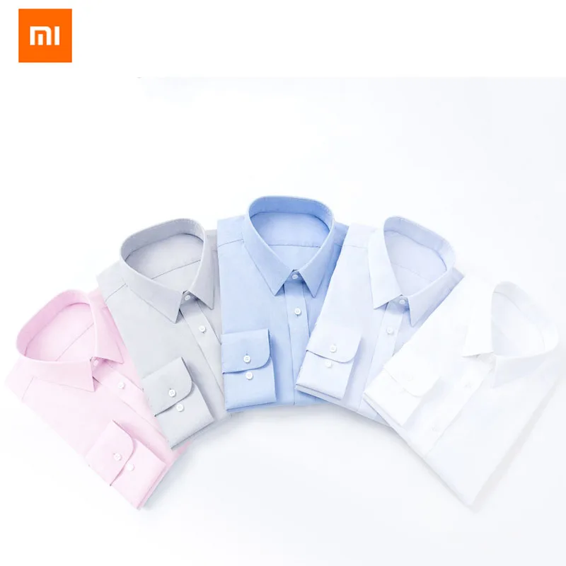 

Xiaomi 90 Fun Men Shirt Non-ironing Long Sleeve Soft Cotton Slim Fit Casual Fashion Businessman Anti-wrinkle Shirt Clothes