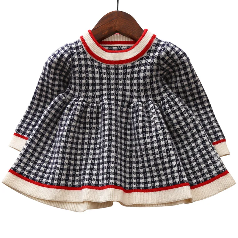 Baby Girl Dress Sweater Clothes for Infant Toddler Kids Girls Autumn