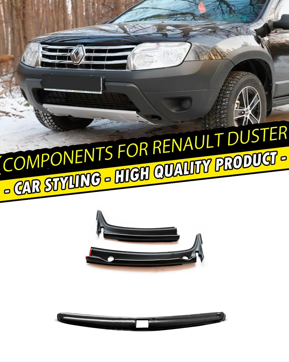 Accessories kit for Renault Duster 2010 Plastic ABS decoration