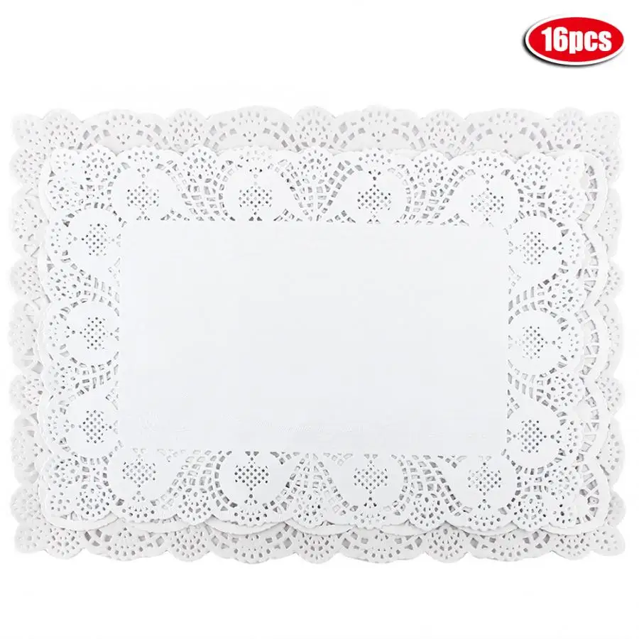 

Non-Stick Mat 16Pcs Oil-proof Cake Papers Baking Paper Liners Cake Mat Paper Placemats for Cakes Desserts Cupcake Decoration