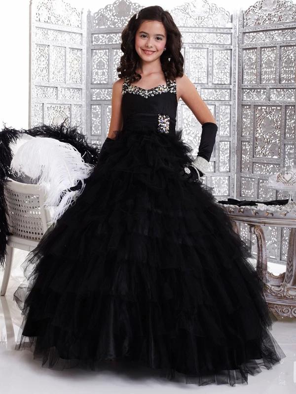 Stunning Pageant Ball Gown Wedding Dress for Girl 2017