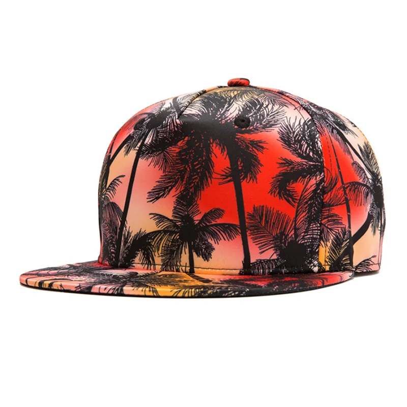 Unisex Coconut Tree Baseball Cap Men Women Outdoor Sports Snapback Adjustable Dad Hats Teenage Hip Hop Gorras Casquette CP0306 (5)