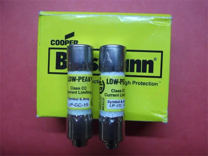 

LP-CC-15 LOW-PEAK US BUSSMANN 10X38 delayed fuse / Fuse 15A Authentic