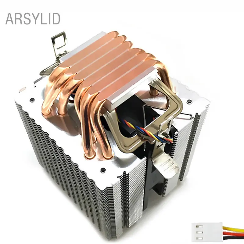 عالية الجودة وحدة المعالجة المركزية برودة 115X2011,6 heatpipe ثنائي برج التبريد 9 سنتيمتر مروحة ، دعم إنتل AMD