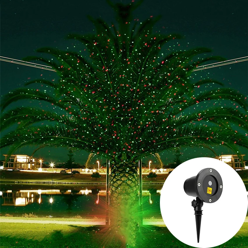 

Outdoor Red Green Sky Star Laser Projector lamp Christmas Starry Sky Laser Light Garden Landscape Shower Party Disco Stage Light