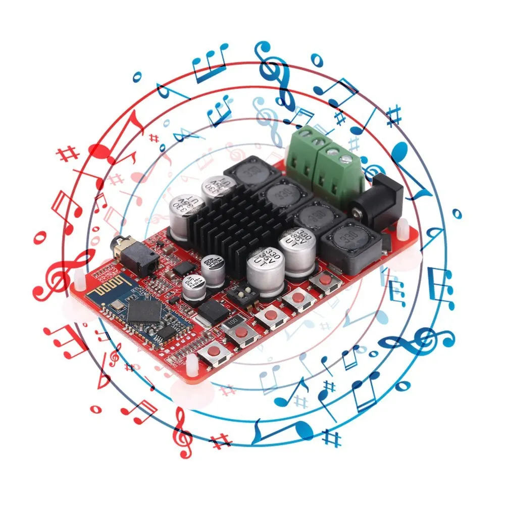 TDA7492 Беспроводной Bluetoo 4,0 стерео цифровые Мощность модуль усилителя 50 Вт + 50 Вт 2-х канальный аудио приемник Мощность Плата усилителя