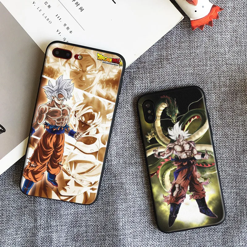 

Goku Ultra instinct mastered Dragon Ball Super Soft Silicone Phone Cover For Apple iPhone 5 5s Se 6 6s 7 8 Plus X XR XS MAX