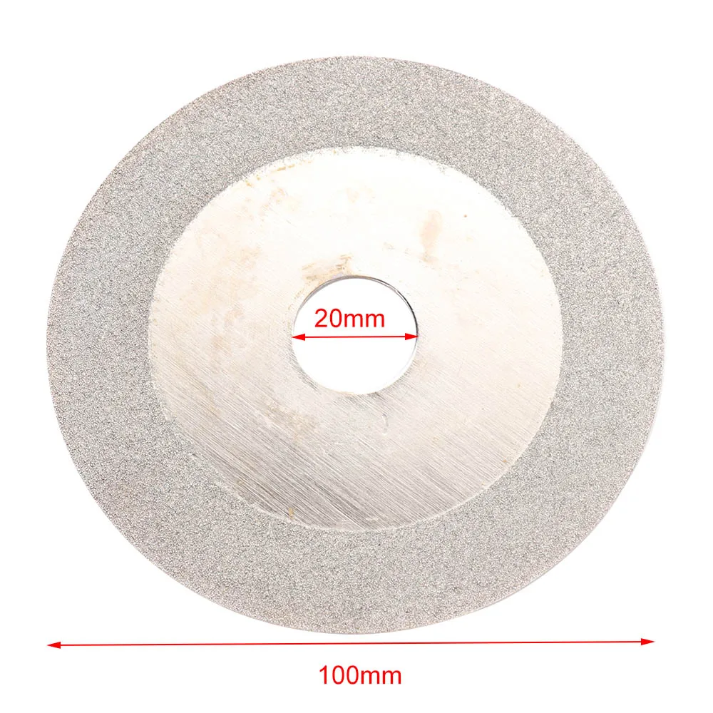 

4 inch 100MM Mini Diamond Saw Blade Silver Cutting Discs Diamond Mesh Grinding Wheel 150 Mesh