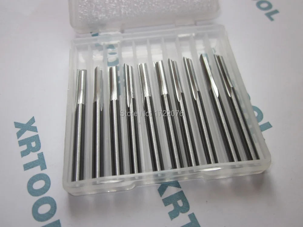 3.175mm*12mm,Freeshipping,10pcs,CNC machine cutter,solid carbide end mill,Foam milling cutter,2