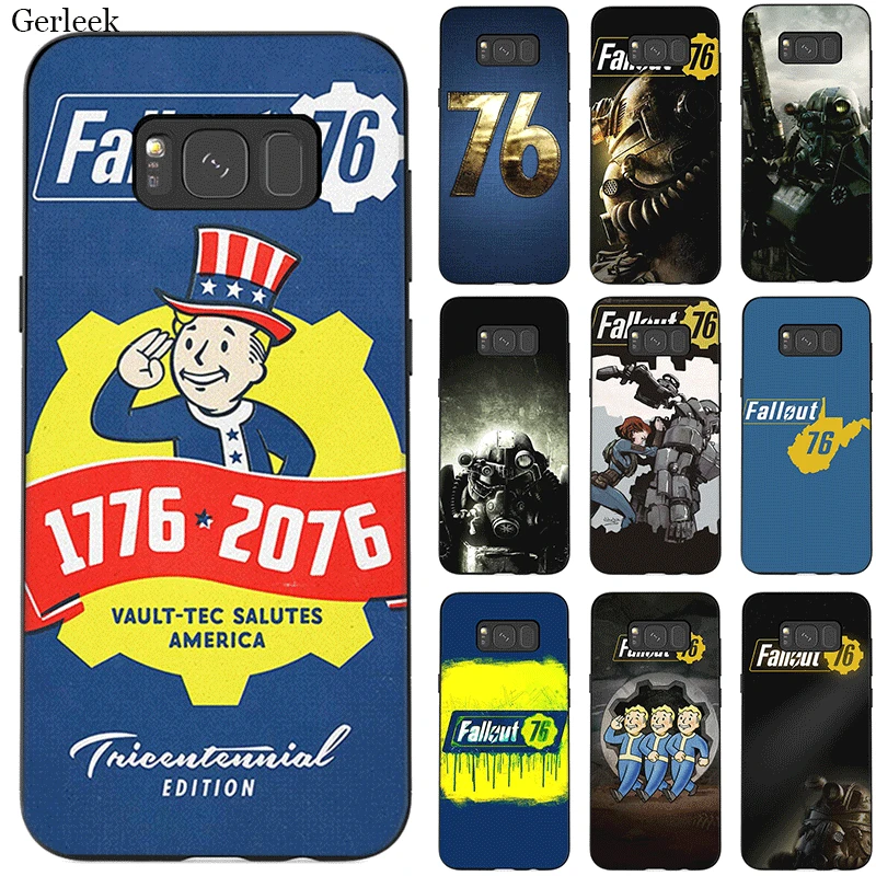 Силиконовый чехол Fallout 76 для Samsung Galaxy A3 A5 A6 A7 A8 A9 A10 A20 A30 A40 A50 A70 M10 M20 M30 M40 J6