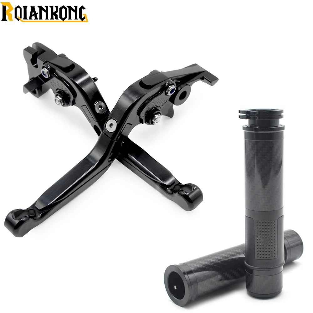 

Moto Brake Lever Clutch cable Part Motorcycle accessory Bike carbon Hand grips FOR GSXR750 GSXR600N 2004-2005