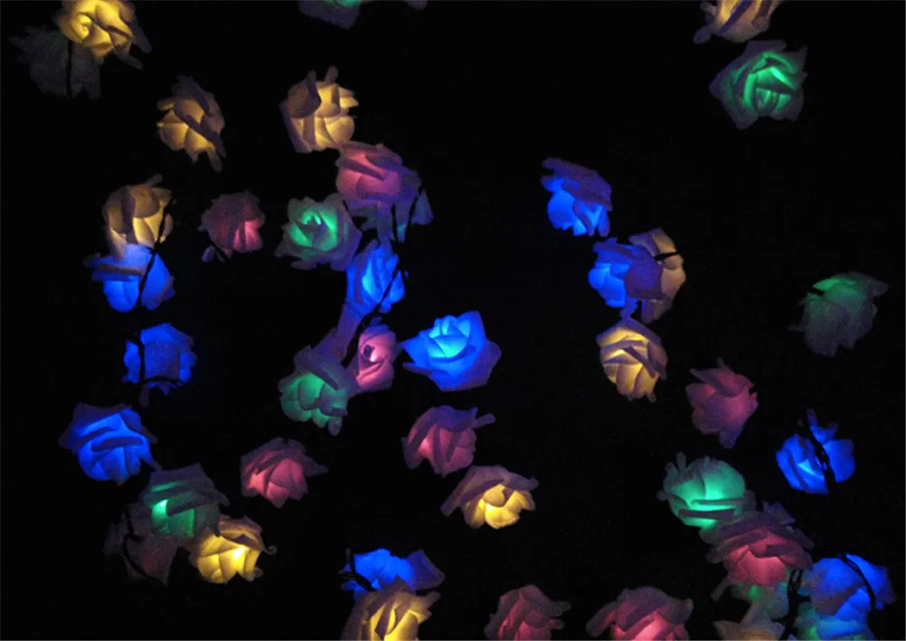 rose solar led string lights (5)