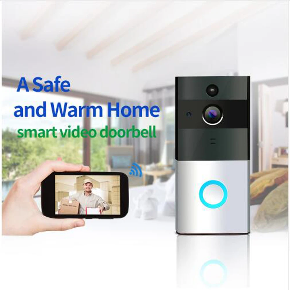 Hot sales Smart Home system Wireless WIFI Doorbell 720P video intercom Infrared night vision waterproof security camera Apps use Hot sales Smart Home system Wireless WIFI Doorbell 720P video intercom Infrared night vision waterproof security camera Apps use