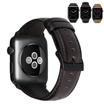 

Watch Bracelet Strap For Apple Watch Series 4/5 Band 40MM 44M 42MM 38MM Retro Vintage Leather Watchband For Iwatch Series 3/2
