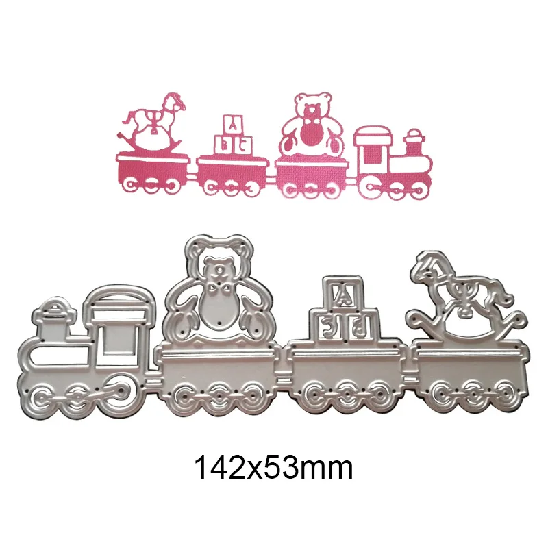 Baby Toy Car Metal Cutting Dies Stencil for DIY Scrapbooking Photo Album Embossing Kids Cards Decorative Paper Crafts Die Cuts|Вырубные