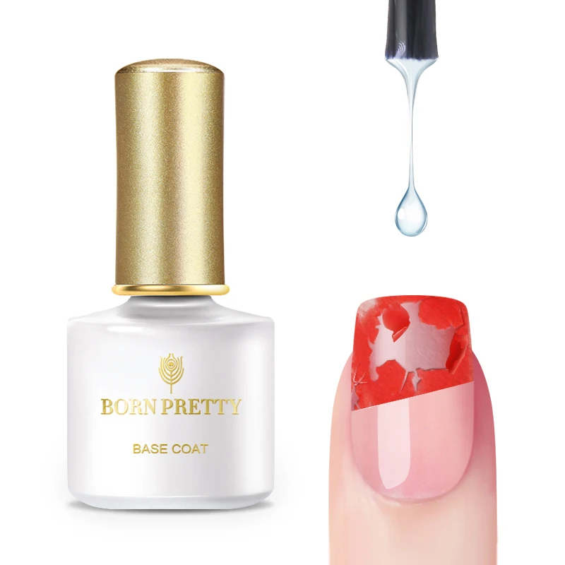 

BORN PRETTY Base Coat Burst Soak Off UV Gel Polish 6ml No Buffer Needed Nail Gel Varnish for Manicure Salon Home DIY
