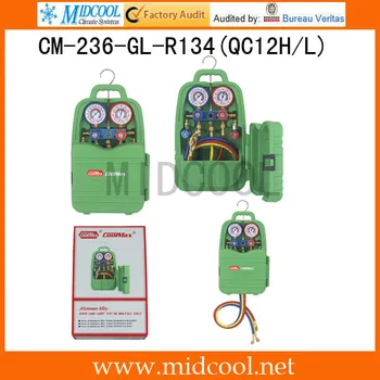 

Hand-carry manifolds operation CM-236-GL-R134(QC12H/L)