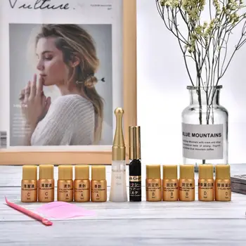 

Portable Glue For Eyelashes Pro Eyelash Perming Kit Lashes Extension Curling Fixing Growth Makeup Tools Set Heated Eyelash