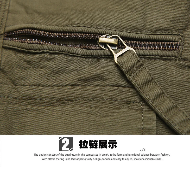 caminhada multi-bolso anti-usar meia calças shorts
