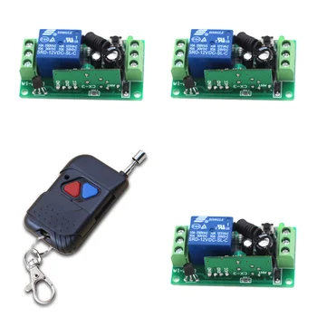 

DC 24V 1 Channel Wireless Relay RF Remote Control Switch Heterodyne Receiver Transmitter 315MHZ