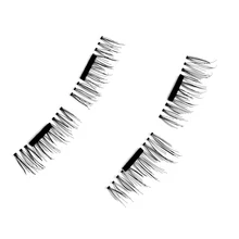 4 шт. Полный Газа 3D Магнитная Накладные ресницы Природный Толстая многоразовые норки накладные ресницы расширение ручной работы Ресницы