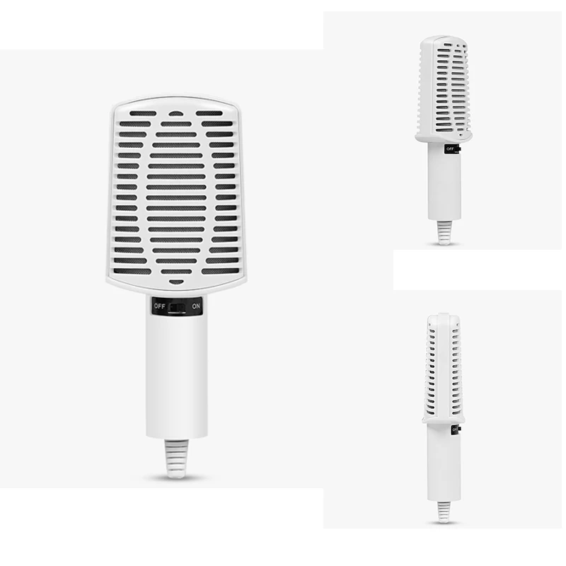 Ретро USB Студийный конденсаторный микрофон для записи музыки звук Foley Аудио Микрофон 3,5 мм Plug& Play для ПК настольный ноутбук