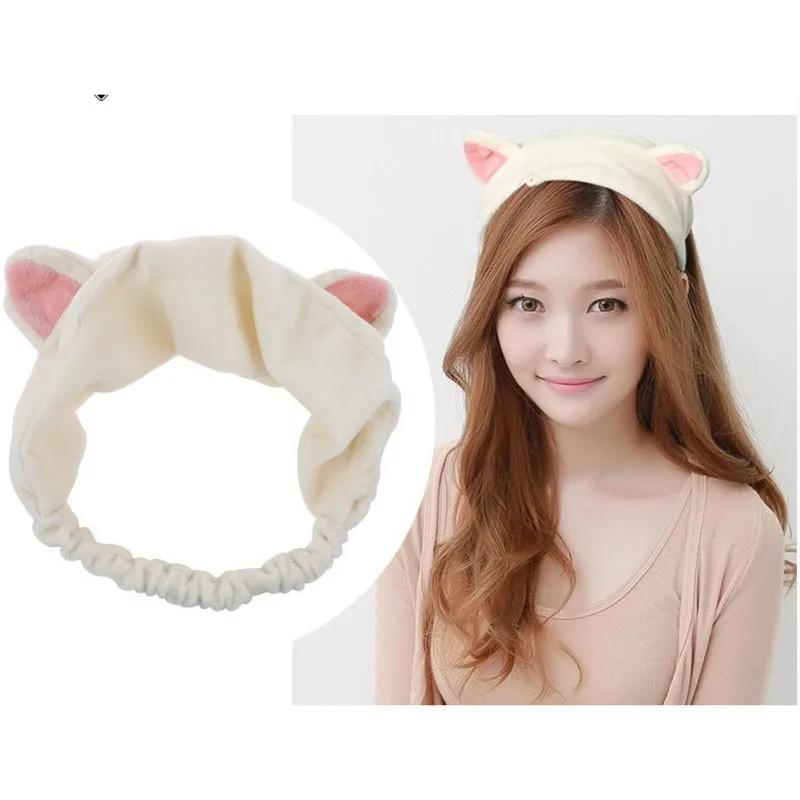 

2019 Cat Ear Headbands for Women Hairband Headdress Hair Head Band Headwear Ornament Trinket Hair Accessories Makeup Too
