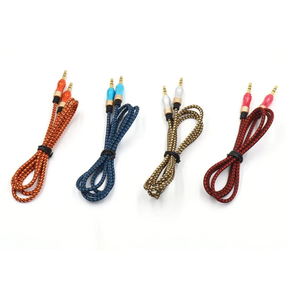 

3.5mm Vehicle AUX Line AUX Audio Link for Vehicle 1.2M AUX Audio Line for Home Theaters Audio Equipment Soft Texture Cable