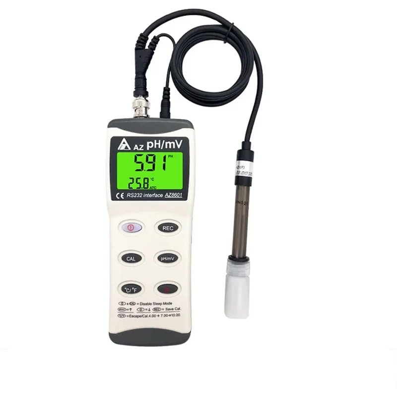 

AZ8601 Digital Portable PH /ORP Water Analyzer Monitor AZ-8601 Water PH Tester 0-14
