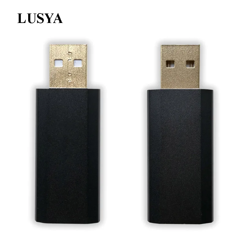 Placa de Áudio Khz para Amp Lusya Decodificador Hifi Portátil Externa Sa9123 T0015 32bit 192 Es9018k2m Usb Dac