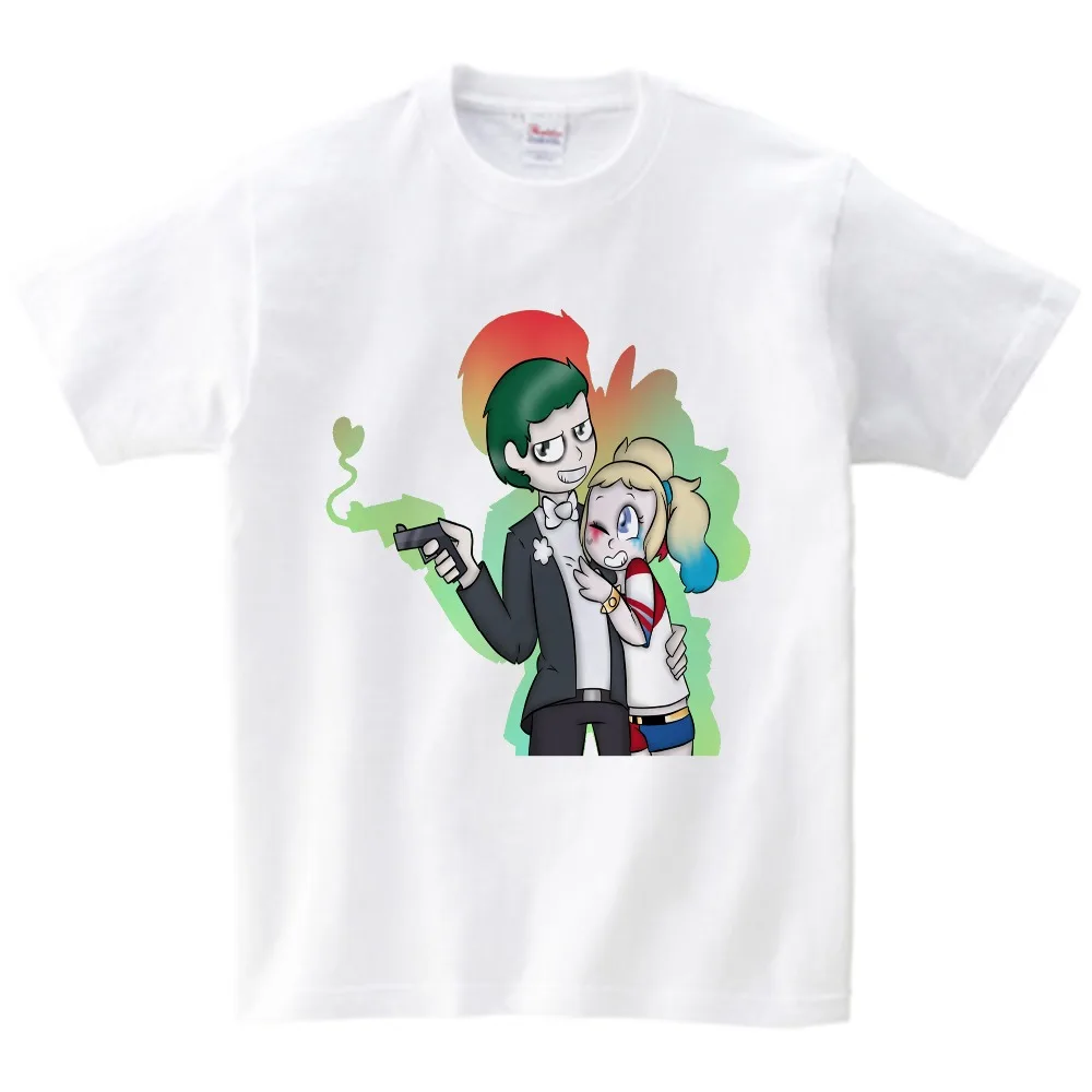 Мальчик/девочка игрушечная фигурка Harley Quinn Deadpool Футболка Keep Calm and остаться джокер из отряда самоубийц детский костюм футболка Homme Camiseta футболки в стиле «хип футболка хип-хоп NN