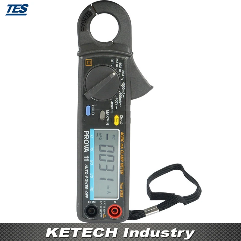 

AC/DC mA True RMS Clamp Meter DC 1mA AC 0.1mA PROVA11