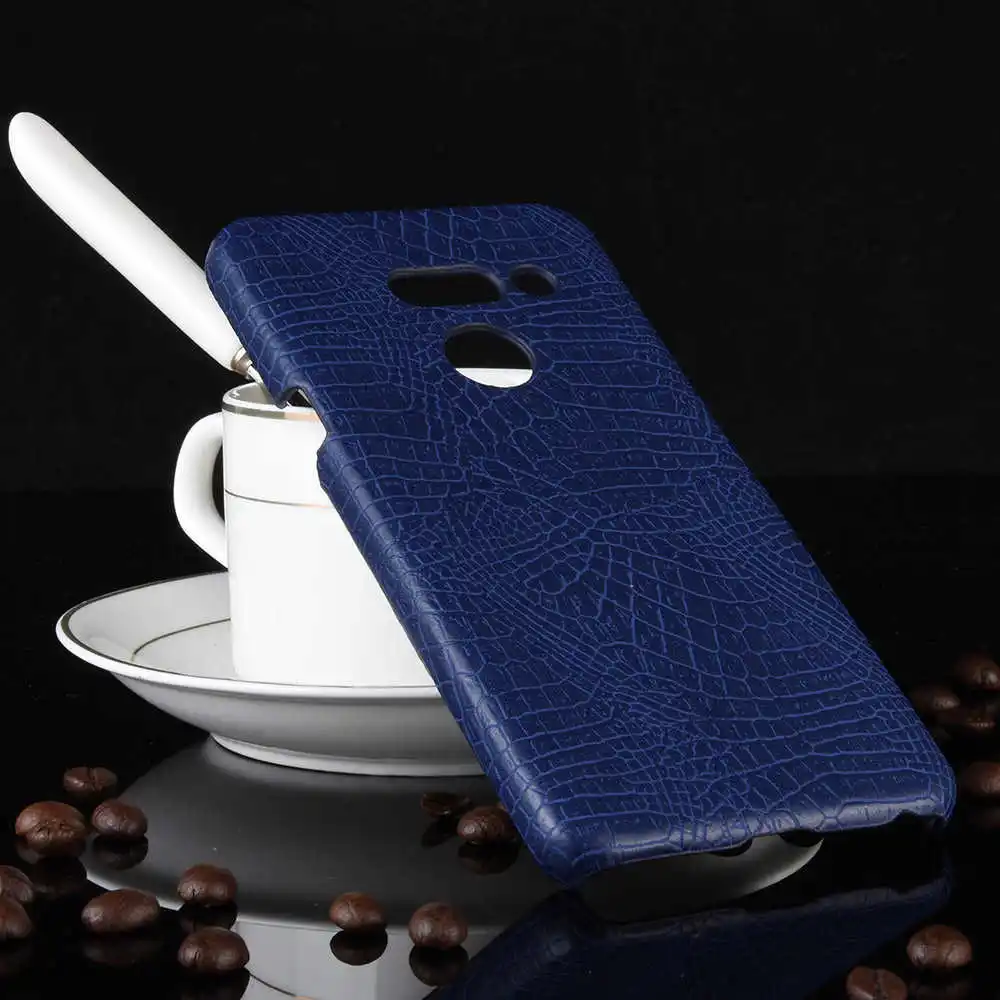 blue С узором «крокодиловая кожа» текстурой из искусственной кожи жесткий чехол для телефона для LG G8 G7 G6 G5 G4PRO G4S G4 G3 V20 V30 V40 V50 ThinQ Q6 Q7 Q8 - Цвет: blue