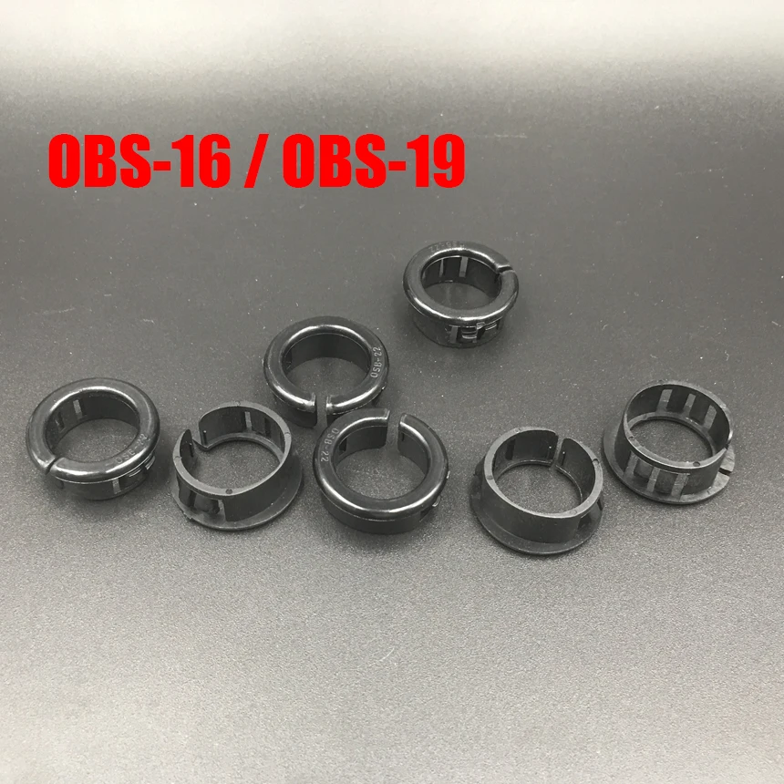 100 шт. OSB-16 16 мм OSD-19 19 диаметр крепление отверстие черный кабель шланг трубы