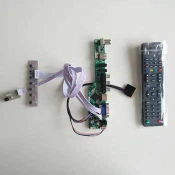 

TV LED AV LCD VGA HDMI RF USB Audio Controller board kit For N154C6-L01 1440×900 PANEL SCREEN Card monitor 15.4"