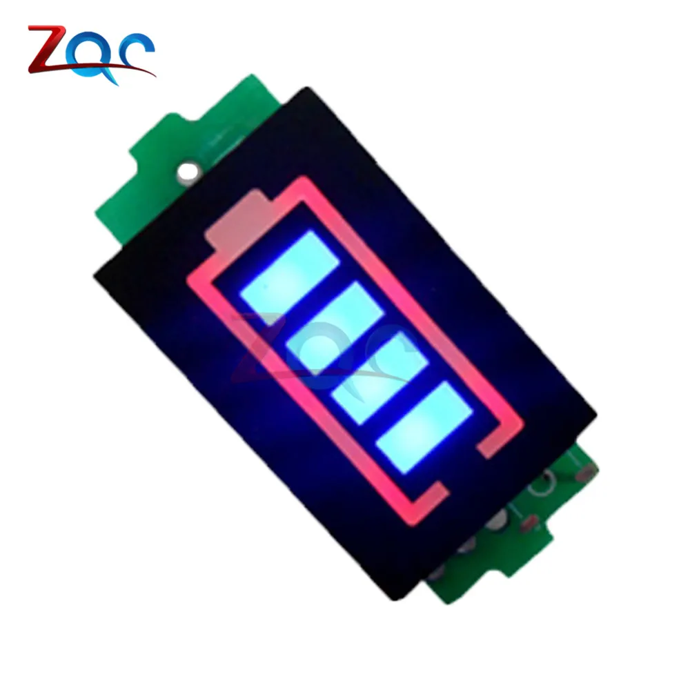 

4S 4 Series Lithium Battery Capacity Indicator Module 16.8V Blue Display Electric Vehicle Battery Power Tester Li-po Li-ion