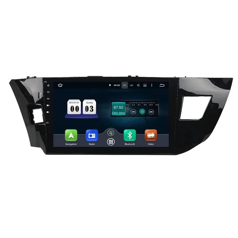 Discount Navirider CAR DVD Android 8.0.0 8-core touch screen car stereo for TOYOTA COROLLA 2014 2015 135mm height radio Auto Electronics 5