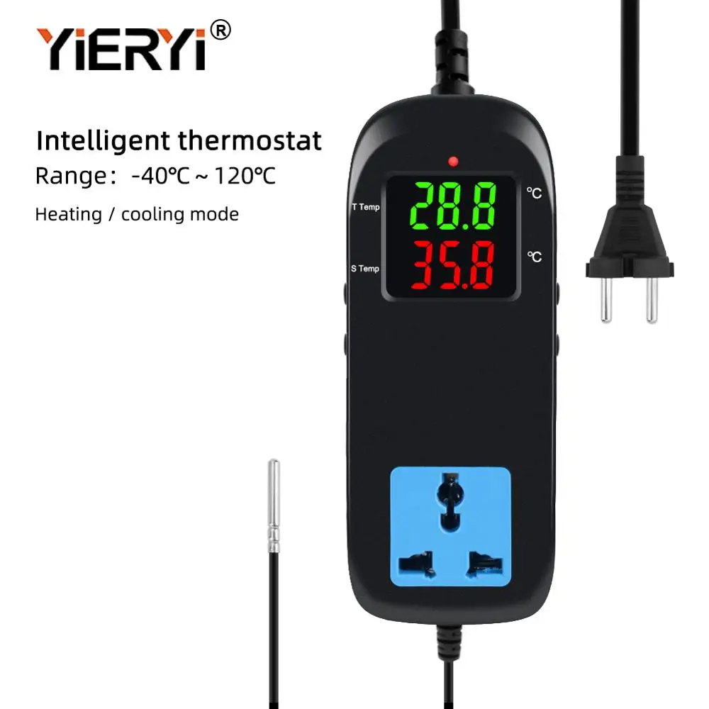 Pаспродажа Yieryi MH 2000 AC90V ~ 250V качественный электронный термостат светодиодный цифровой регулятор температуры для разведения термопары