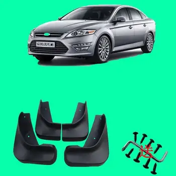 

Free Shipping High Quality ABS Plastics Automobile Fender Mudguards Mud Flaps fit For 2007-2012 Ford Mondeo MK4 Car styling