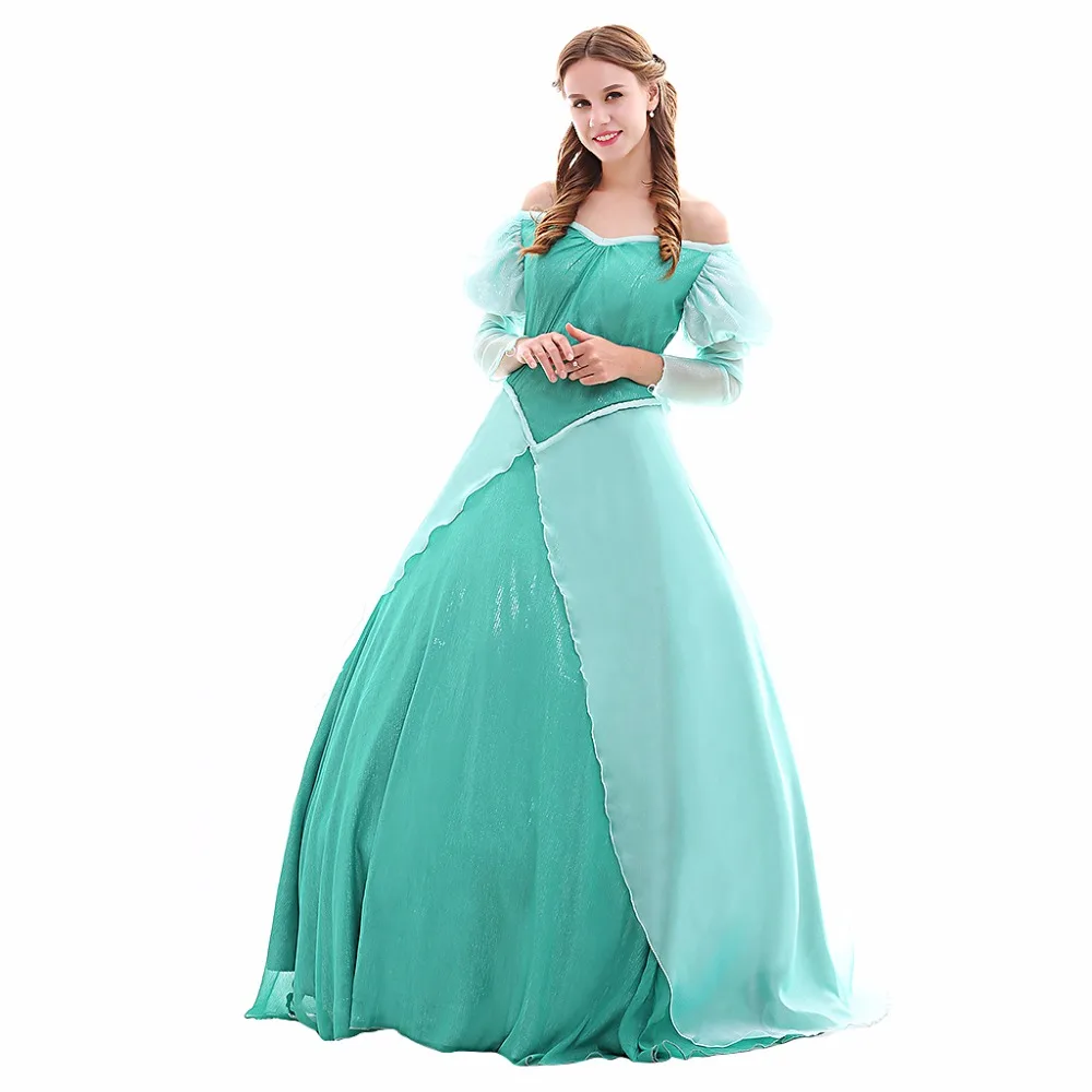 Custom Made The Little Mermaid Dress Princess Adult Women Fancy