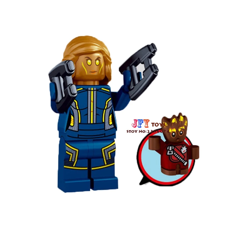 50 шт. Супер Герои стражи Галактики Vol. 2 ракета Yondu строительные блоки хобби подарок игрушки для мальчиков детские игрушки - Цвет: R129